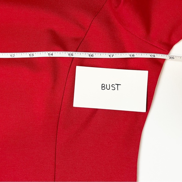 J. McLaughlin Red Long Sleeve Dress - Picture 9 of 16